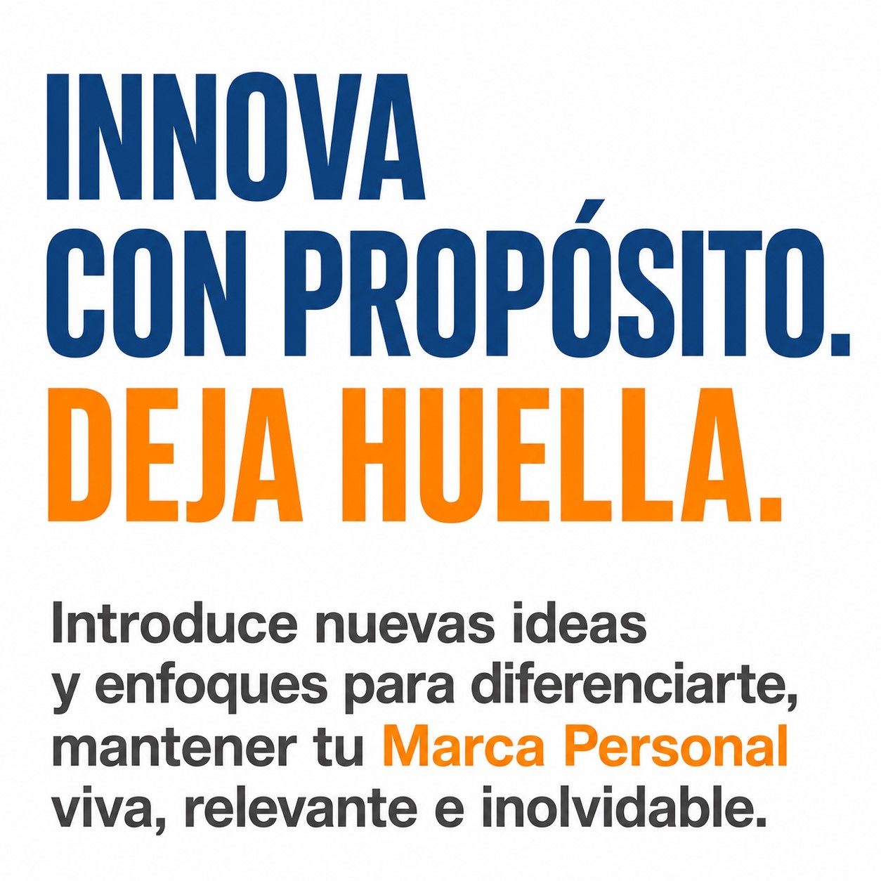 Innova antes de volverte predecible